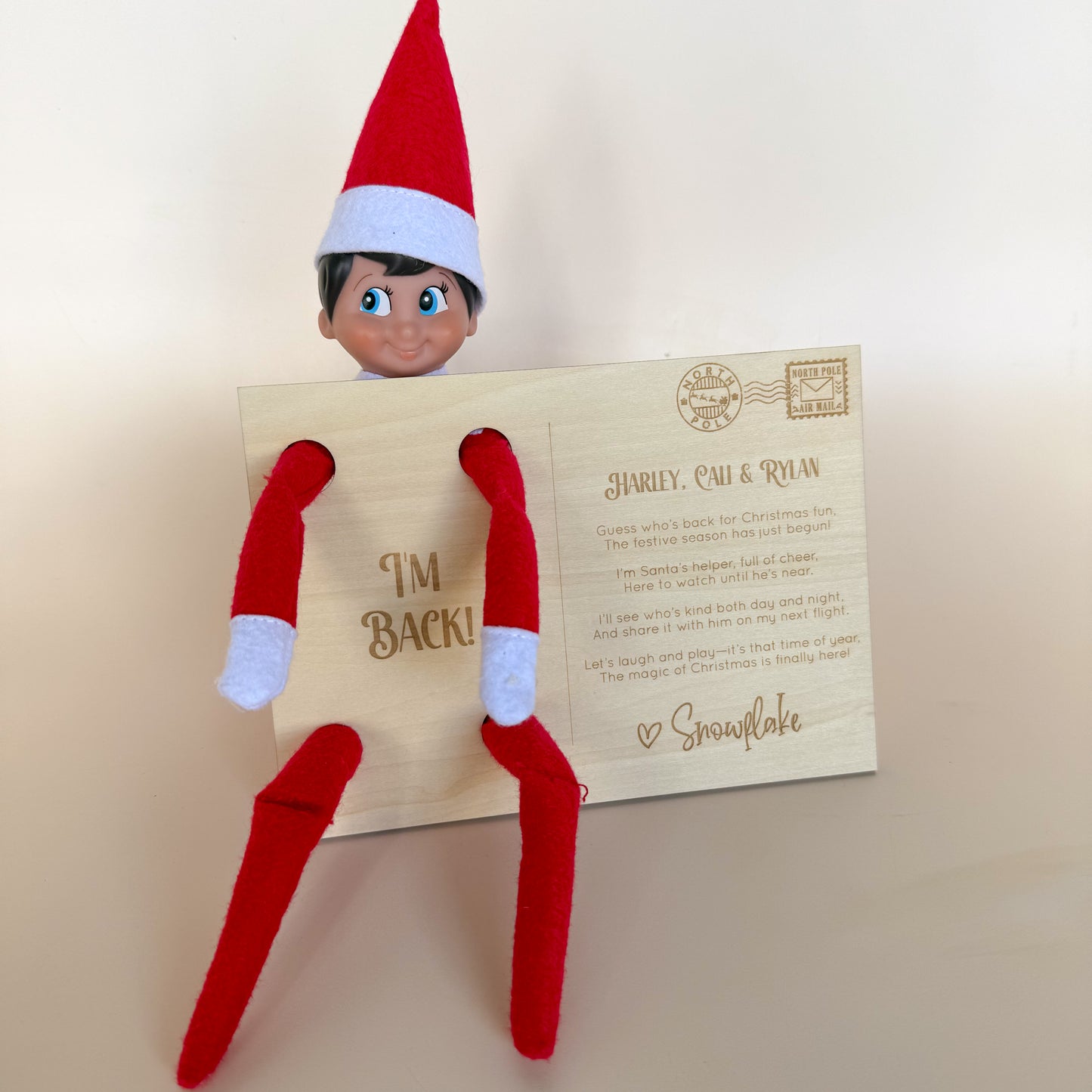 Elf Arrival Postcard