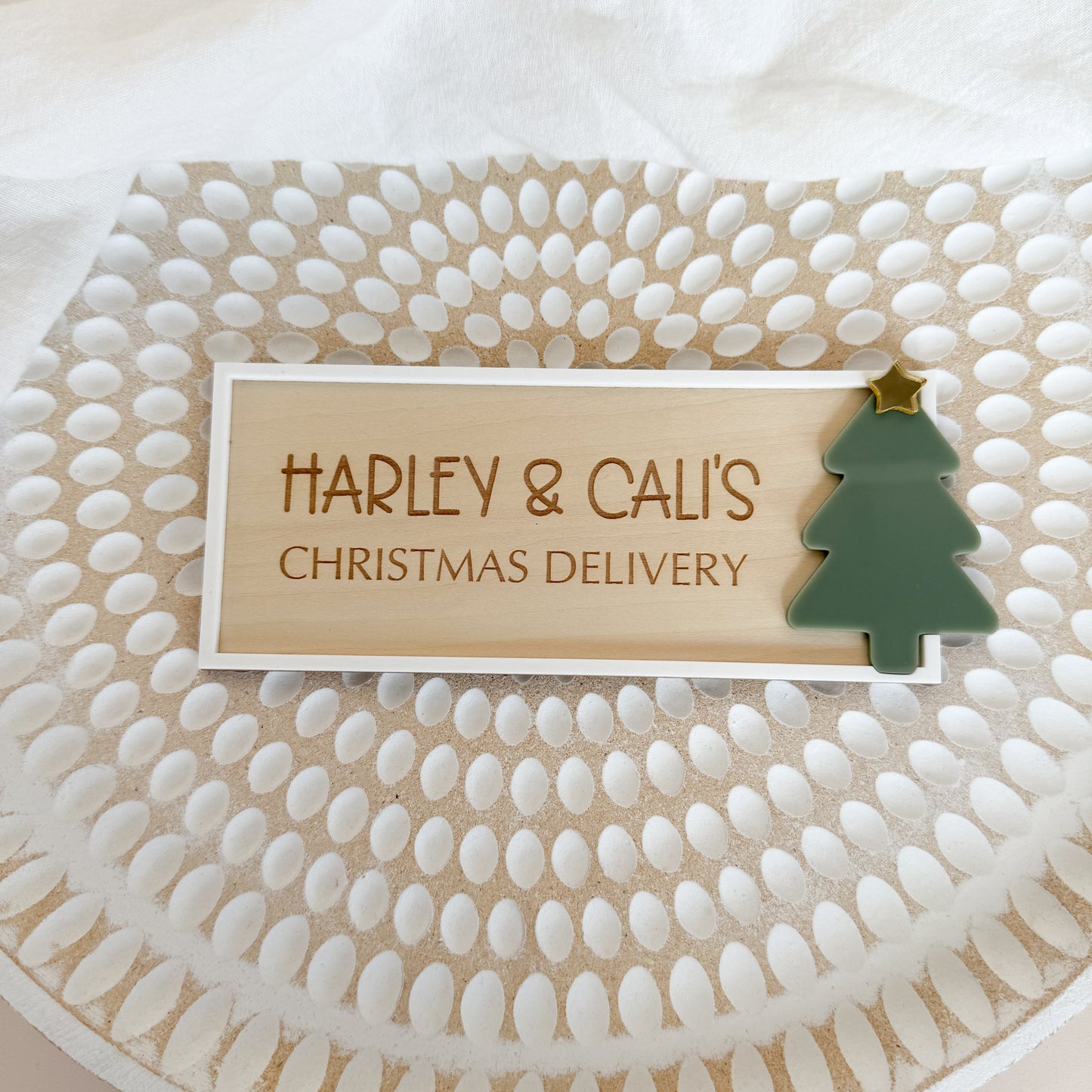 Christmas Crate Plaque