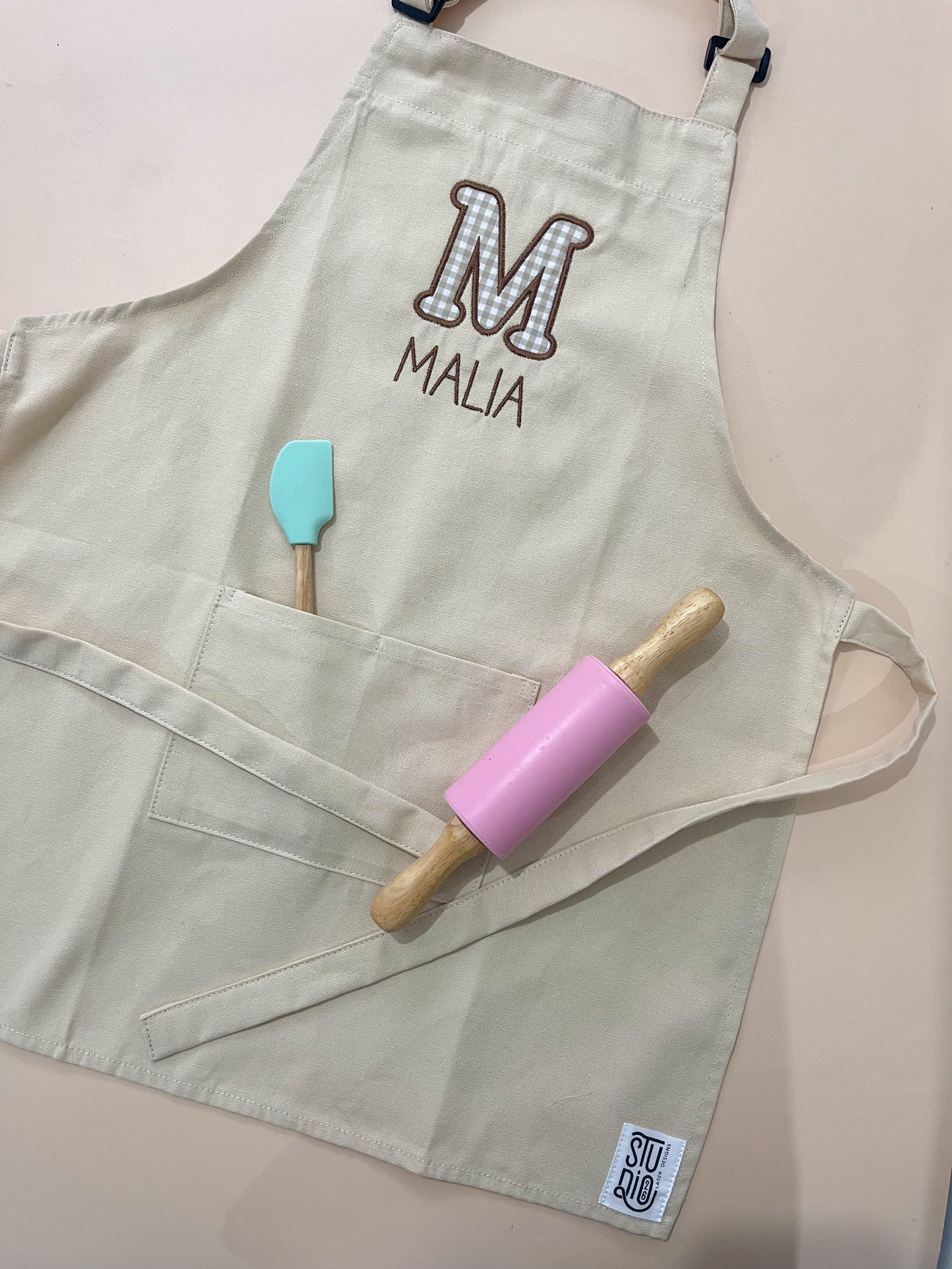 Personalised Embroidered Initial Apron