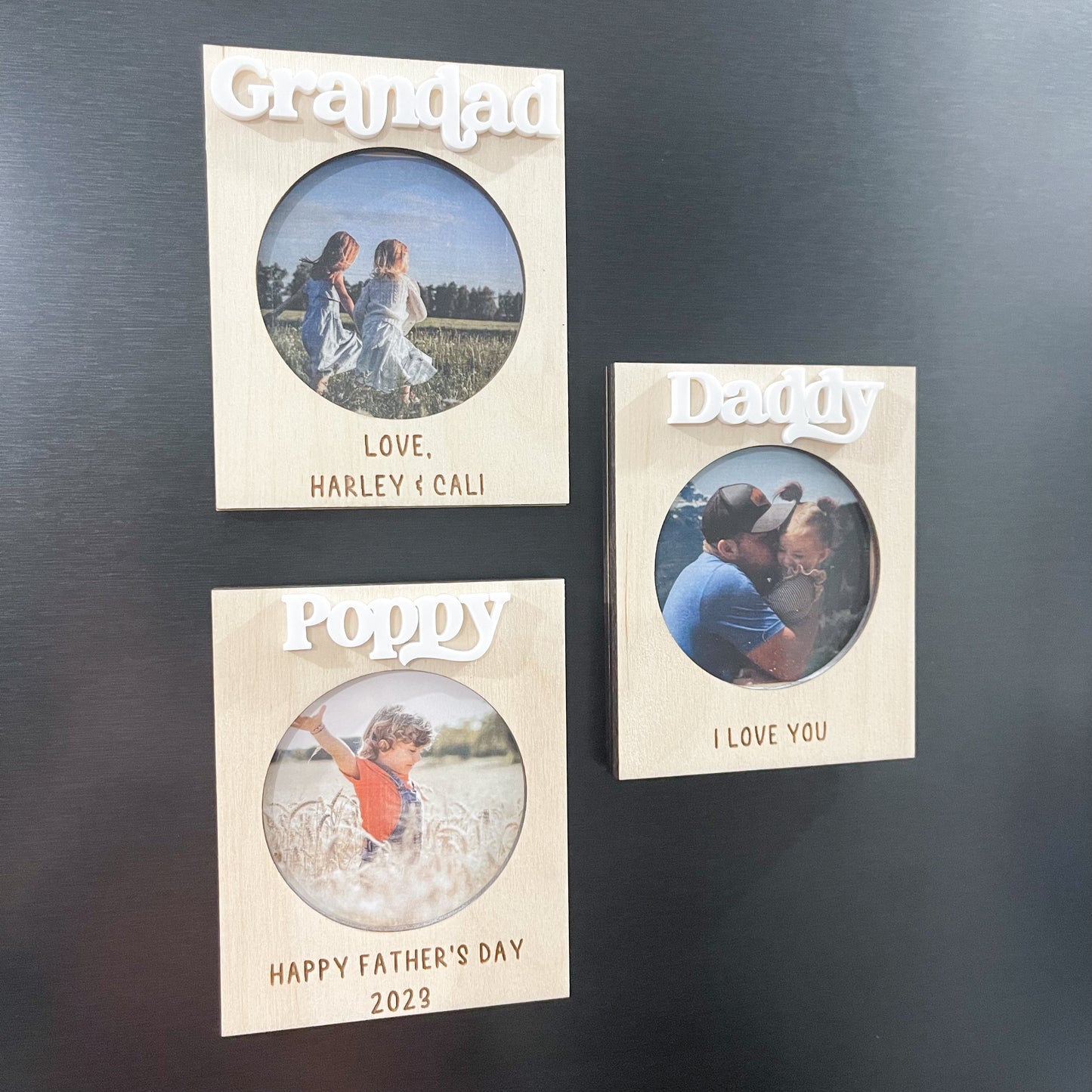 Father's Day Magnetic Photo Frame