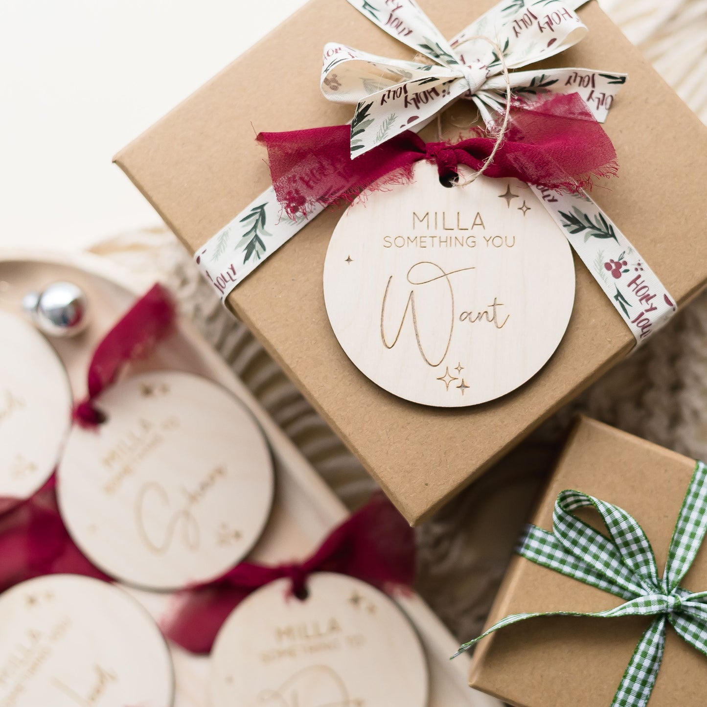 Present Gift Tags - Want, Need, Read