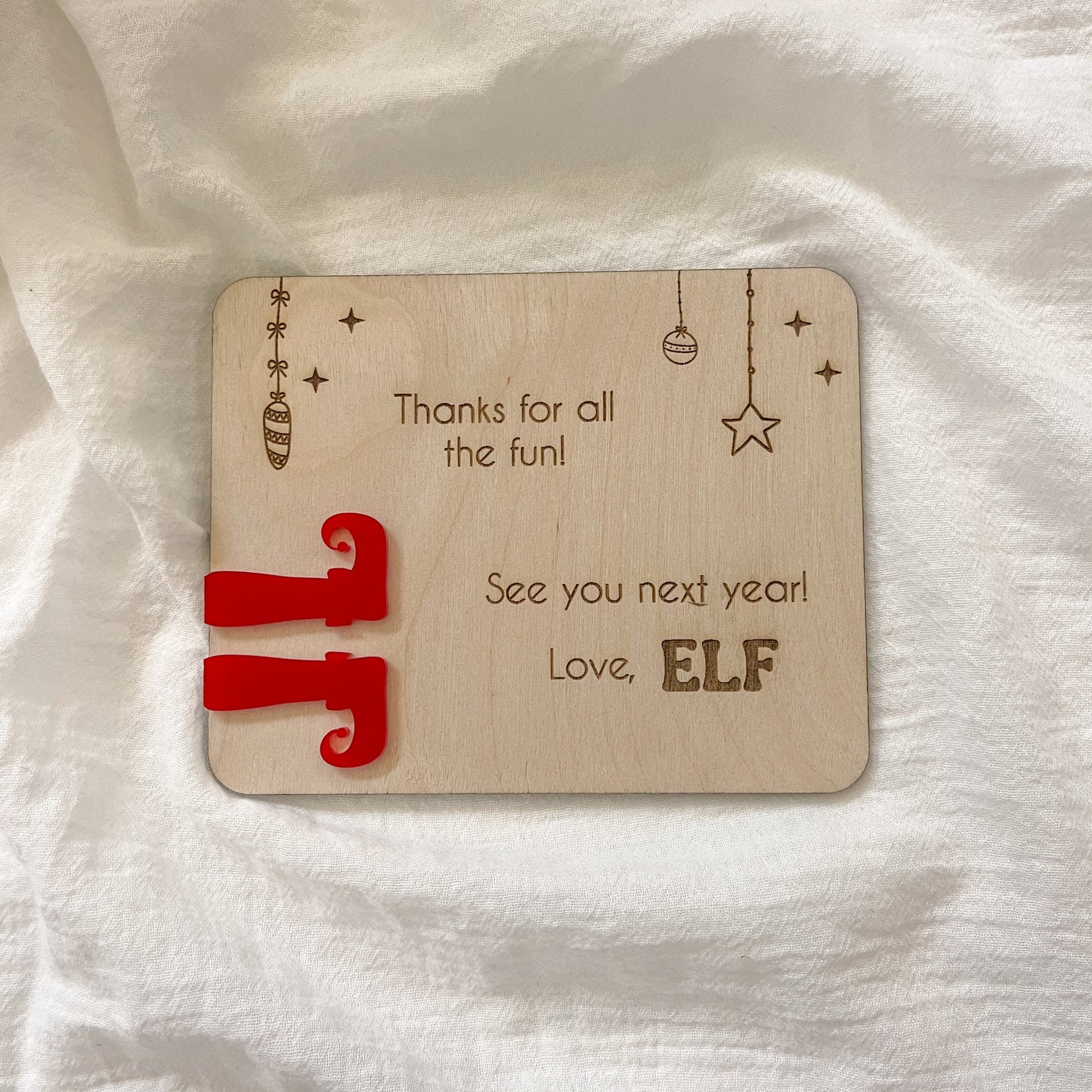 A Message From Your Elf - Thanks for the fun