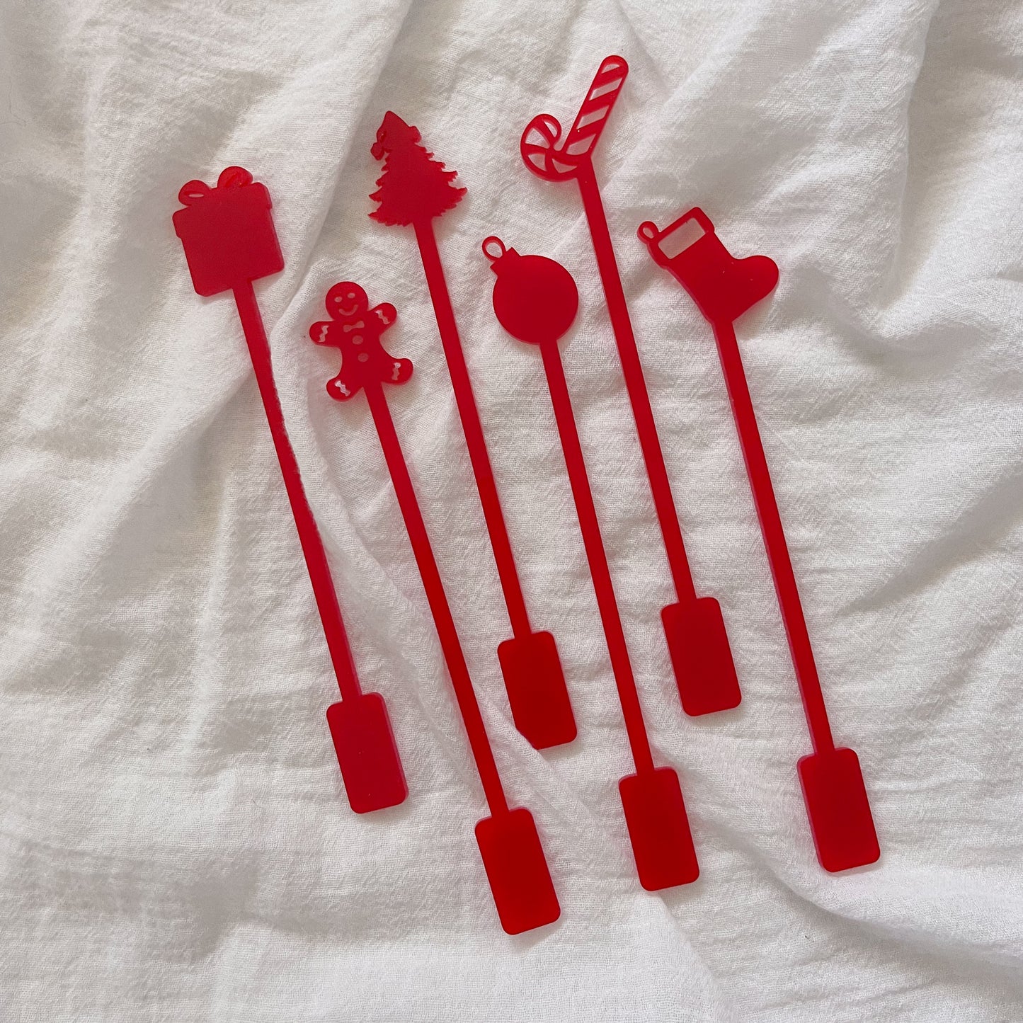 Christmas Drink Stirrer 6 pack