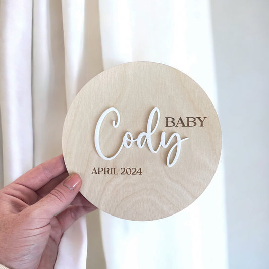 Personalised Pregnancy Announcement