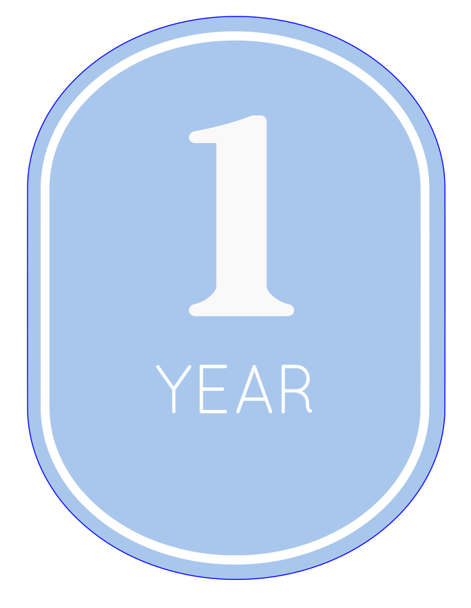 Additional Oval Milestone 'YEAR' Plaque