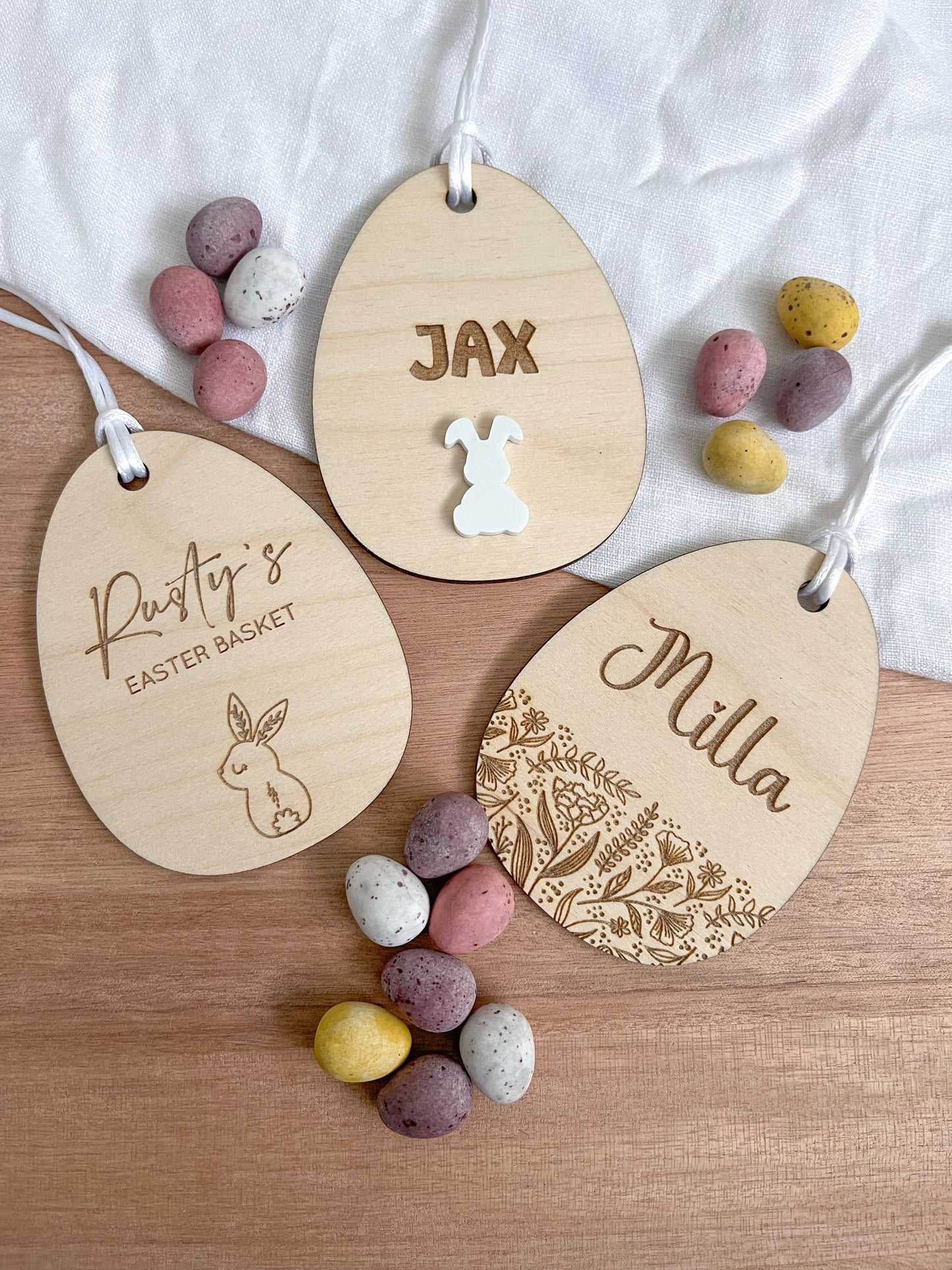 Easter Basket Egg Tag