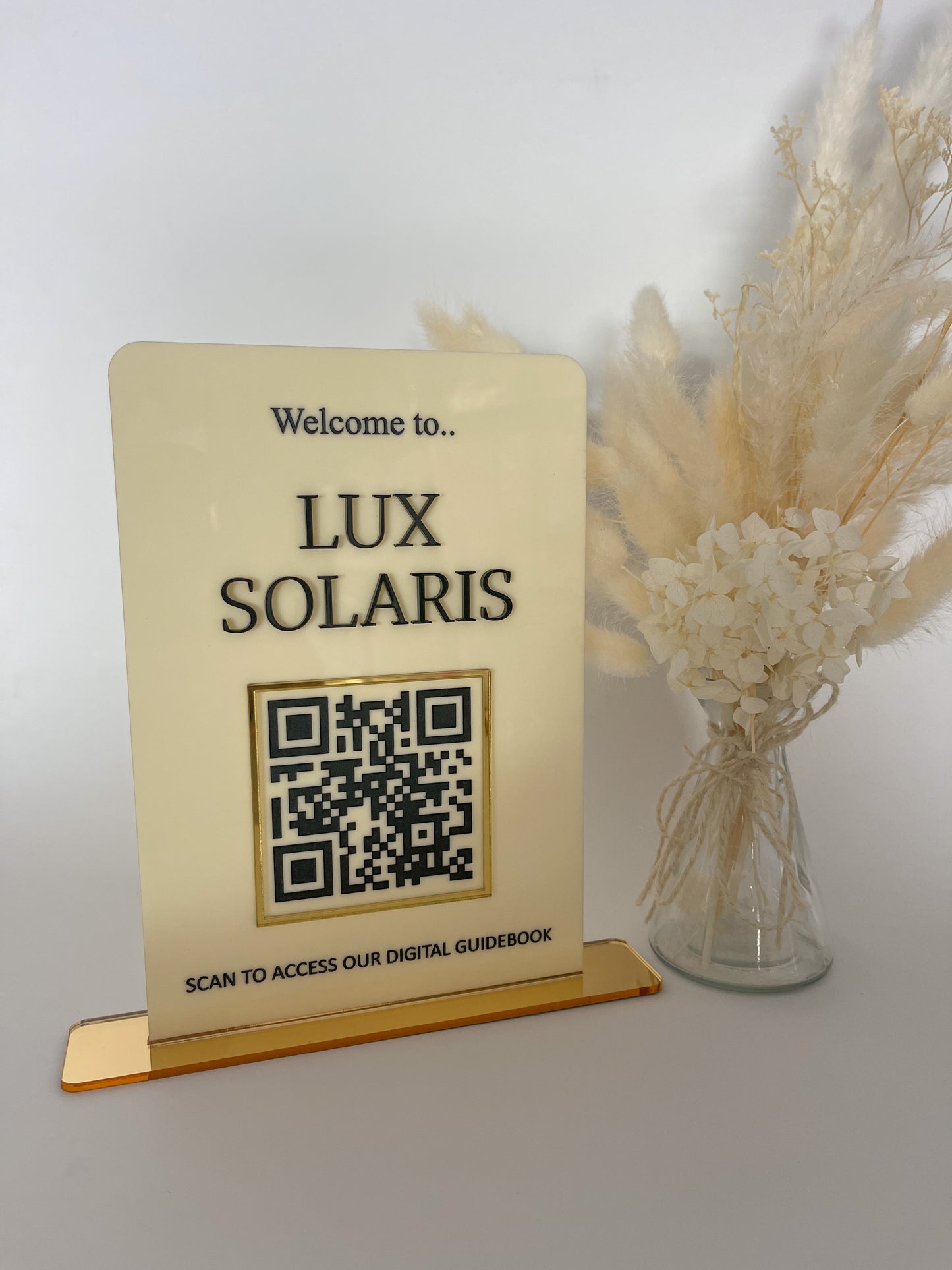 Customised Social Media/Review QR Business Sign