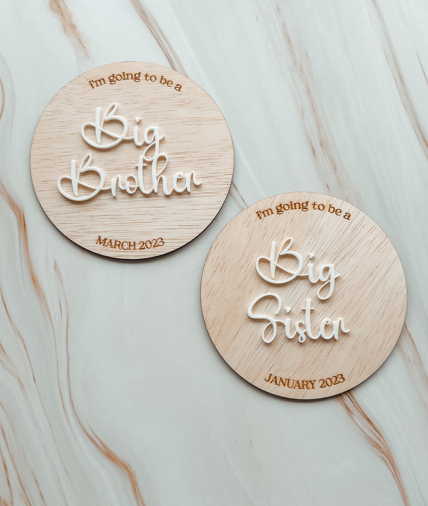 Big Brother Pregnancy Announcement Plaque