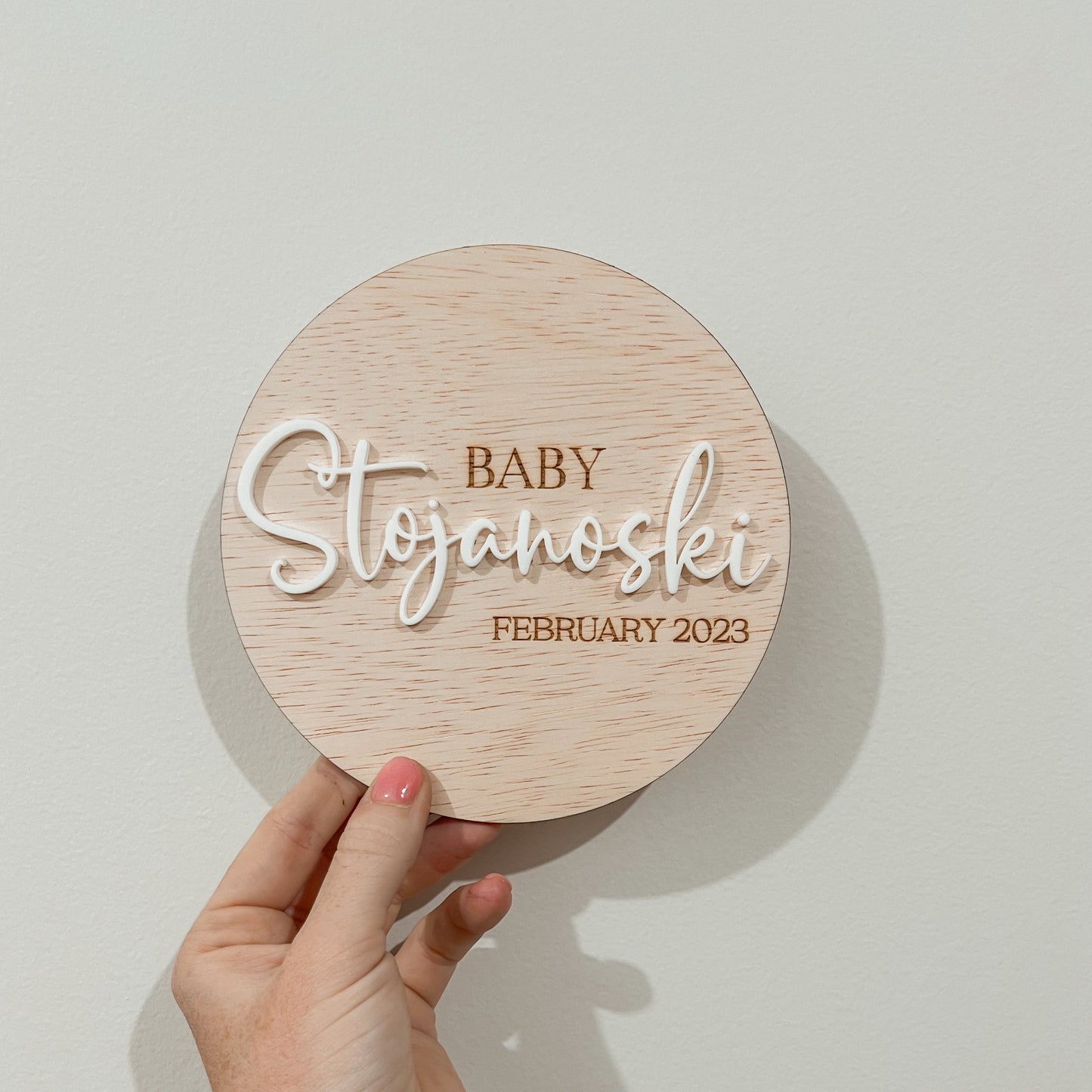 Personalised Pregnancy Announcement